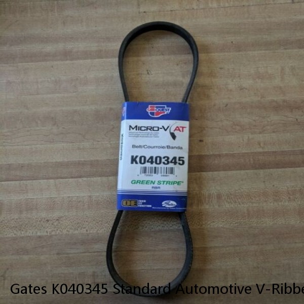 Gates K040345 Standard Automotive V-Ribbed Belt for ES300/Aspire/Civic/Accent